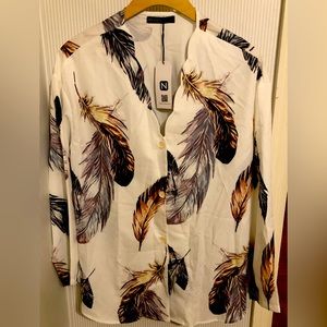 NORACORA, Small, New, With Tags, Long-sleeved Blouse